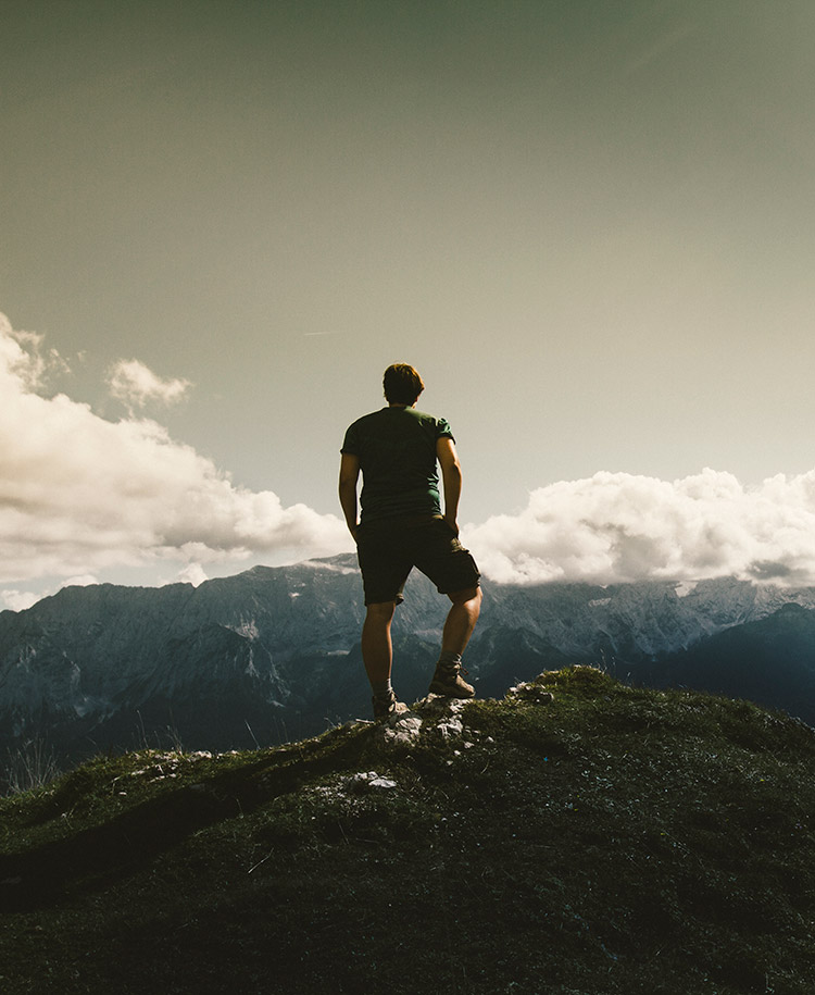 Die Wanderin über dem Nebelmeer
